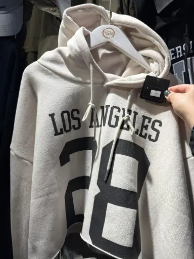 Los Angeles 28 白色帽T